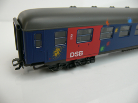 Märklin H0 personenwagon DSB Denemarken Vuurwerk kopenhagen - Aalburg 2e klasse  ovp 4269