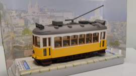 Historische tram Lissabon, nr 28 H0m ovp Standmodel