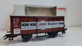 Märklin H0 Goederenwagon Insider Jahreswagen 1994 Moin Moin Blanker Hans ovp 84878