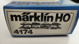 Märklin H0 Autotransporter ÖBB met 8 automodellen ovp 4174
