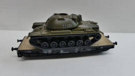 Roco H0 Goederenwagon Schwerlastwagen SSy45 DB Panzer tank Bundeswehr ovp 67808 Wisselstroom