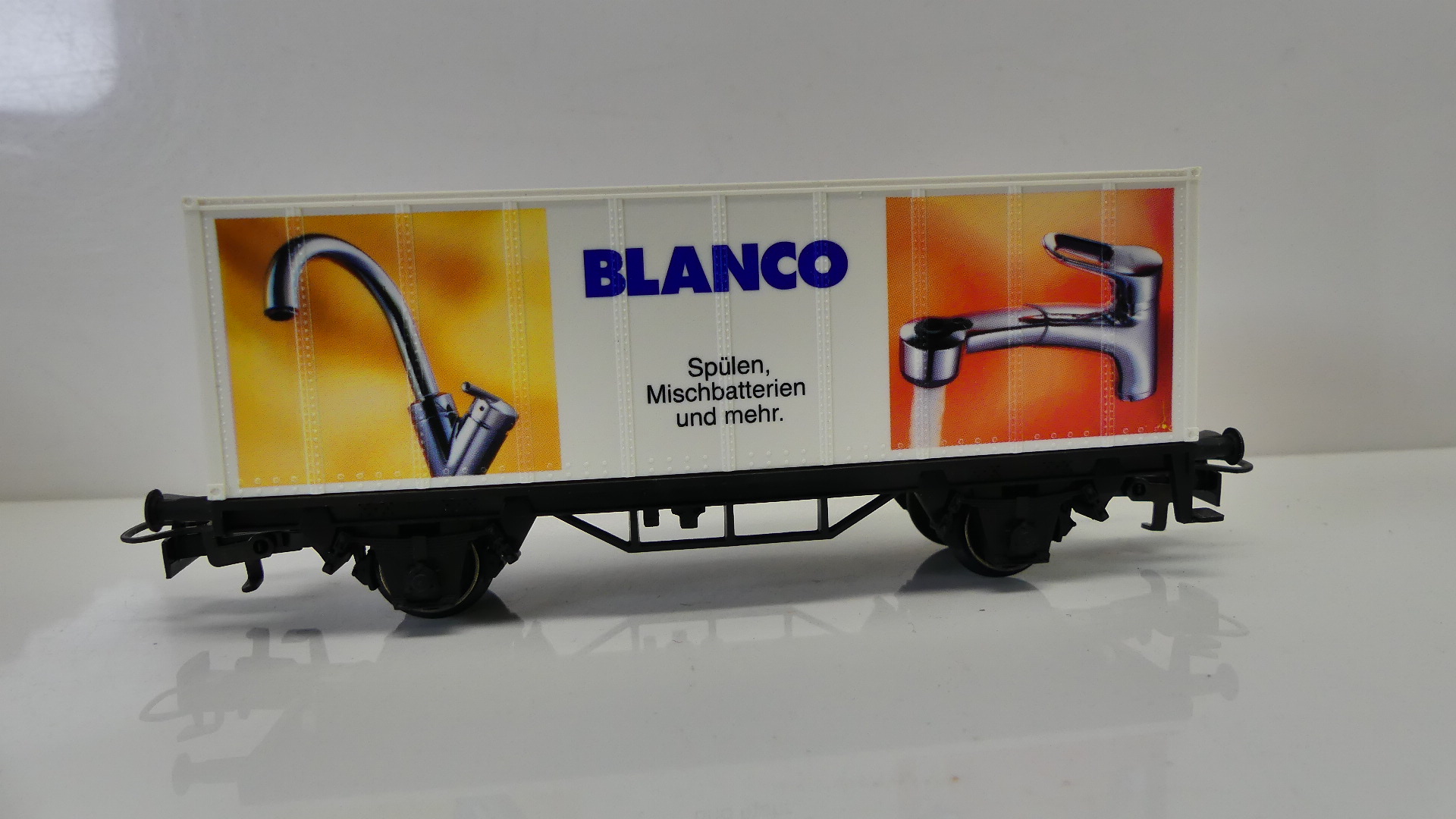 Märklin H0 goederenwagon Containerwagon Blanco Spülen Mischbatterien und Mehr ovp
