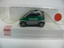 Busch 1:87 Mercedes Smart City Coupé Polizei Hamburg  ovp 48910