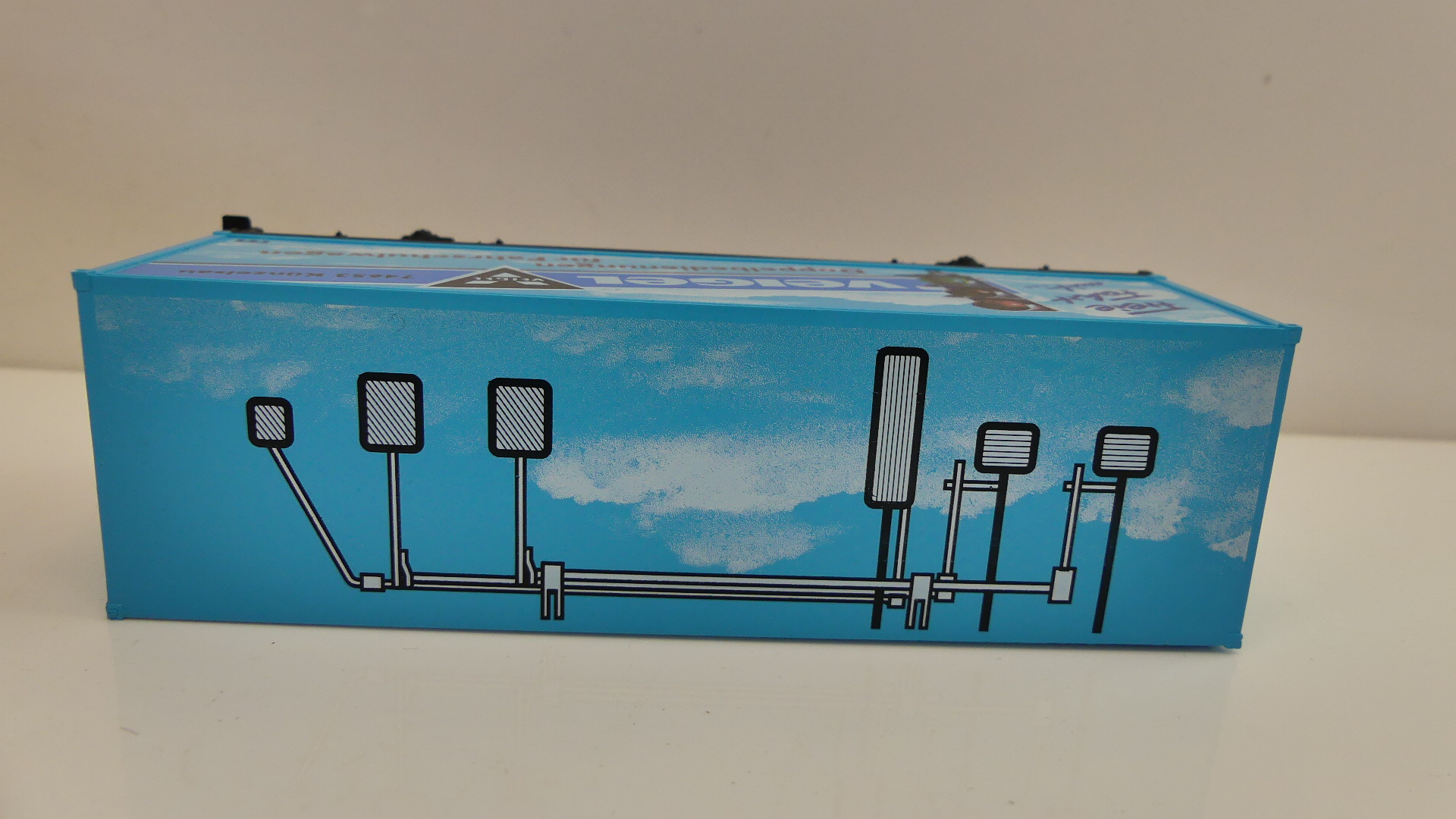 Märklin H0 goederenwagon Containerwagon Veigel Doppelbedienung ovp  57