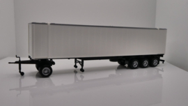 Herpa 1:87 H0 vrachtwagen USA losse trailer lang ovp