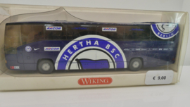 Wiking 1:87 H0 Mercedes O 404 RHD spelersbus Hertha BSC Berlin ovp 714 13 46