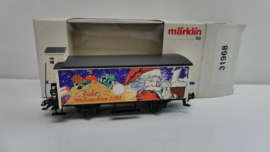 Marklin H0 gesloten goederenwagen met remmershuis DB Frohe Weihnachten 1993 ovp 31968