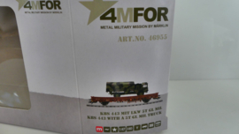 Märklin  H0 1:87 4MFOR KBS 443 met 5 tonner  goederenwagon DB ovp 46955