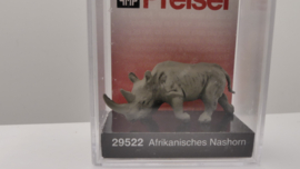 Preiser 1:87 Afrikaanse neushoorn ovp 29522