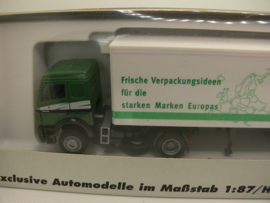 AWM 1:87 H0 Vrachtwagen Mercedes 100 Jahre GlashÜttewerke Holzminden ovp 50085.1