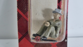 Weston Mini figure HO 1:87Man zittende ovp 1254