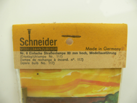Schneider verlichting  H0 1:87 enkele lantaarnpaal ovp nr 6