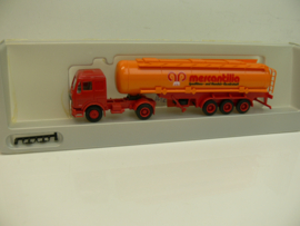 Herpa  1:87 H0 vrachtwagen Mercedes tankwagen Mercantilia OVP