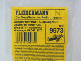 N spoor zakje 10 stuks Fleischmann Adapter voor Profi-Koppeling 9570 ovp 9573