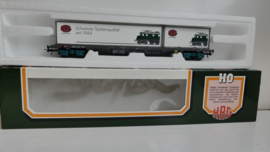 HAG H0 Goederenwagon SBB Flachwagen Sgss ovp  388 AC