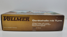 Bouwpakket H0: Vollmer Materiaal Magazijn met toren ovp 3756
