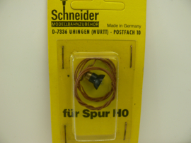 Schneider verlichting  H0 1:87 Hanglamp  voor straat of perron ovp nr 48