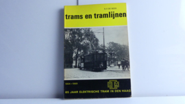 boek Trams en Tramlijnen 65 jaar elektrische tram in Den Haag