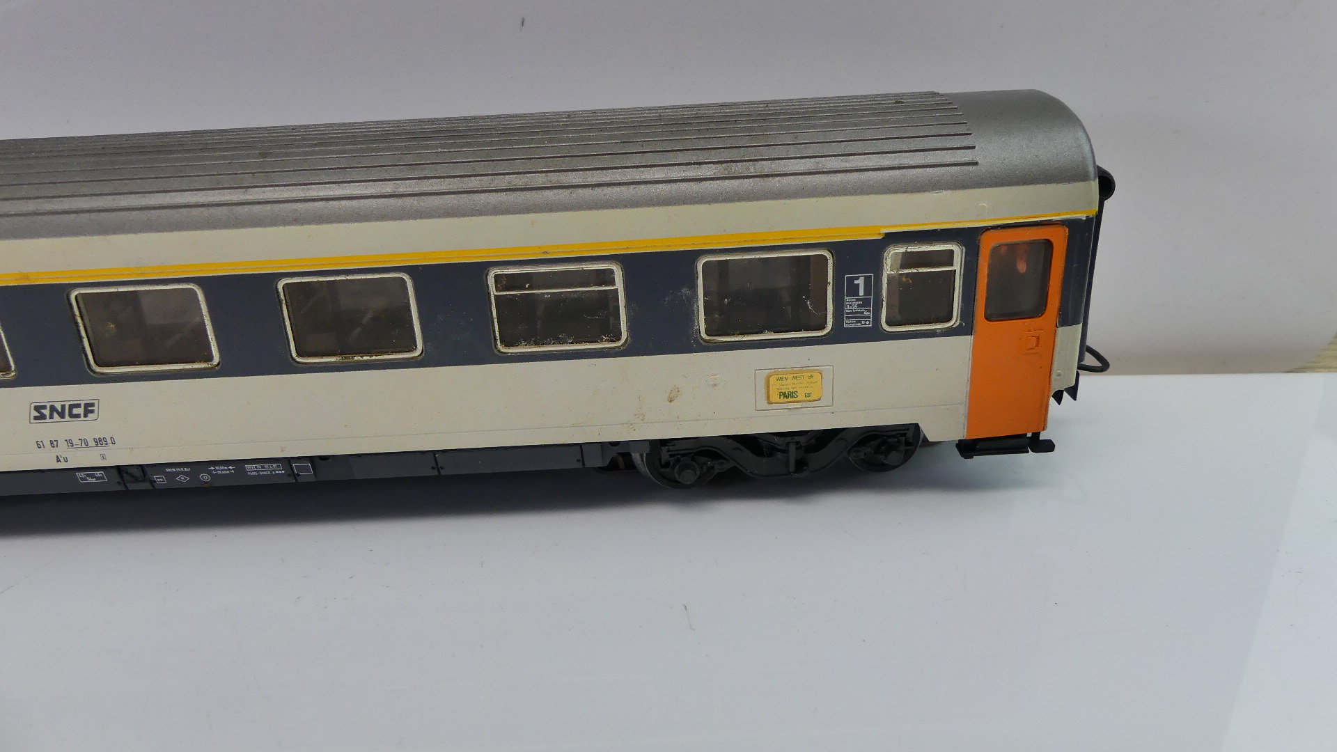 Märklin  H0  personenwagon SNCF 1e klasse met binnenverlichting ovp 4161