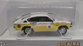 Brekina 1:87 H0 Opel Kadett C GT/E No.41 Warsteiner Rally Hunsrück Jorgen Hansen OVP 20407