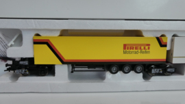 Roco H0 goederenwagon Kombirail DB dubbele set Pirelli / Royal Greenland ovp 1924