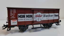 Märklin H0 Goederenwagon Insider Jahreswagen 1994 Moin Moin Blanker Hans ovp 84878