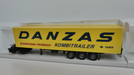 Roco H0 goederenwagon Kombirail DB Danzas uitbreidingswagon ovp 1914