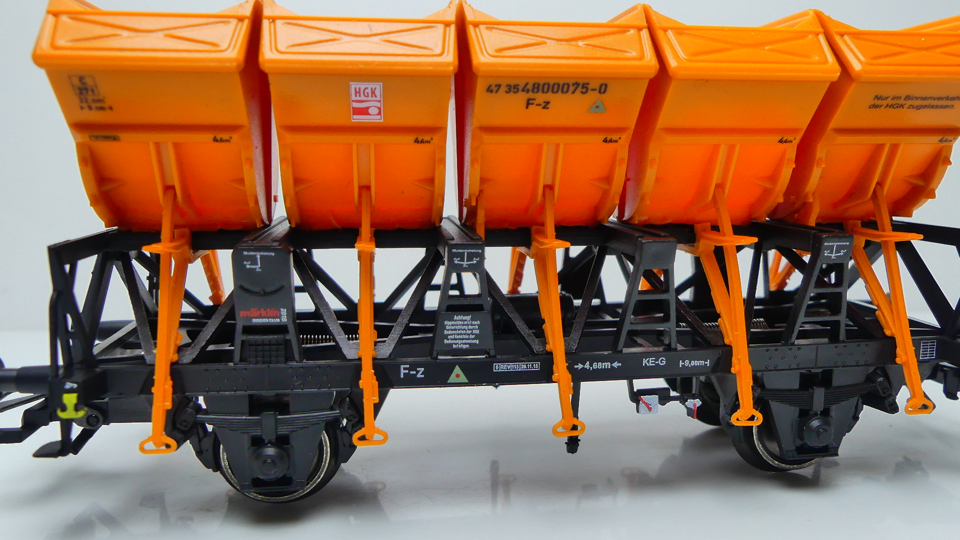 Märklin H0 goederenwagon Muldenkippwagen Jahreswagen jaarwagen 2018   ovp 48168