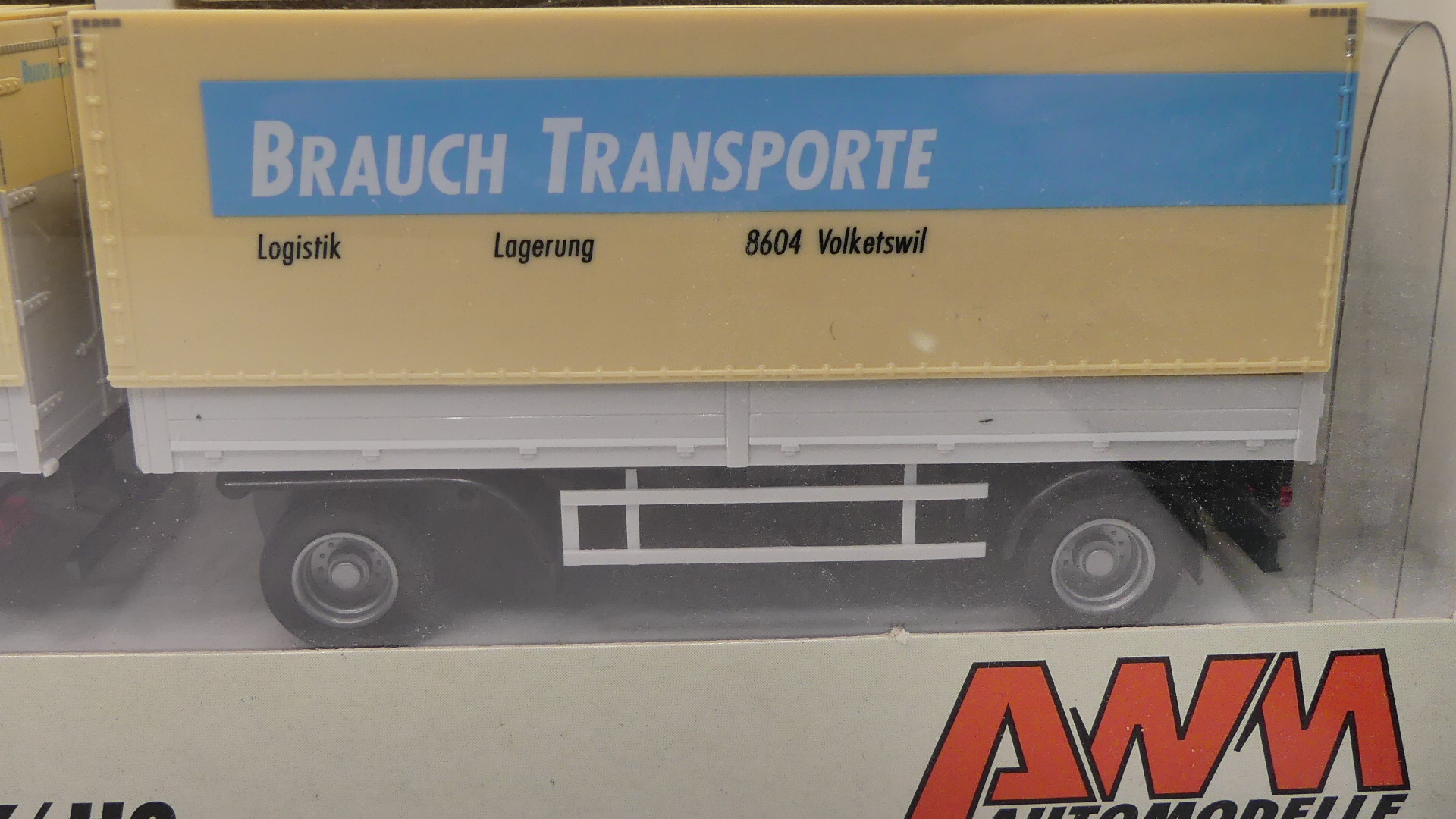 AWM 1:87 H0 vrachtwagen Mercedes Brauch Transporte ovp 55232