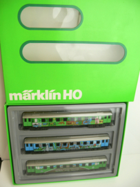 Marklin H0 passagiers set  Verkehr und Umwelt wagons ovp 4190