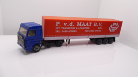 EFSI 1:87 H0 Vrachtwagen Scania P v.d. Maat BV Son