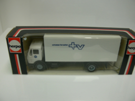 Herpa 1:87  vrachtwagen Mercedes Benz Schweizer fernsehen TV ovp 811440