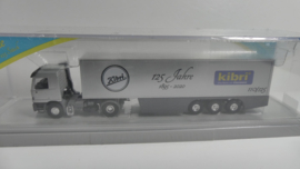 Kibri 1:87 H0  vrachtwagen Mercedes Actros opdruk 125 Jahre Kibri Sonderserie ovp 22500