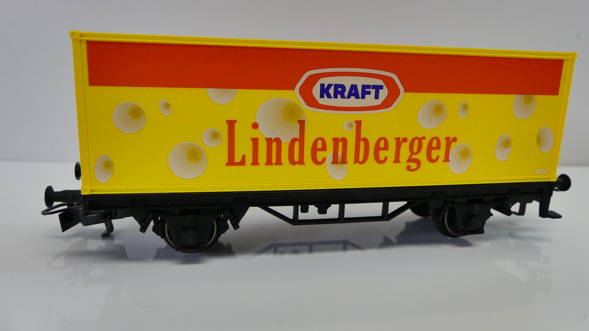 Märklin H0 goederenwagon Containerwagon Kraft Lindenberger ovp 4482