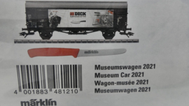 Märklin H0 1:87  Museumwagen 2021  Goederenwagon met mes Friedrick Dick ovp 48121 Origineel in Plastic NIEUW