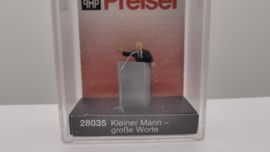 Preiser H0 kleine man met grote woorden ovp 28035