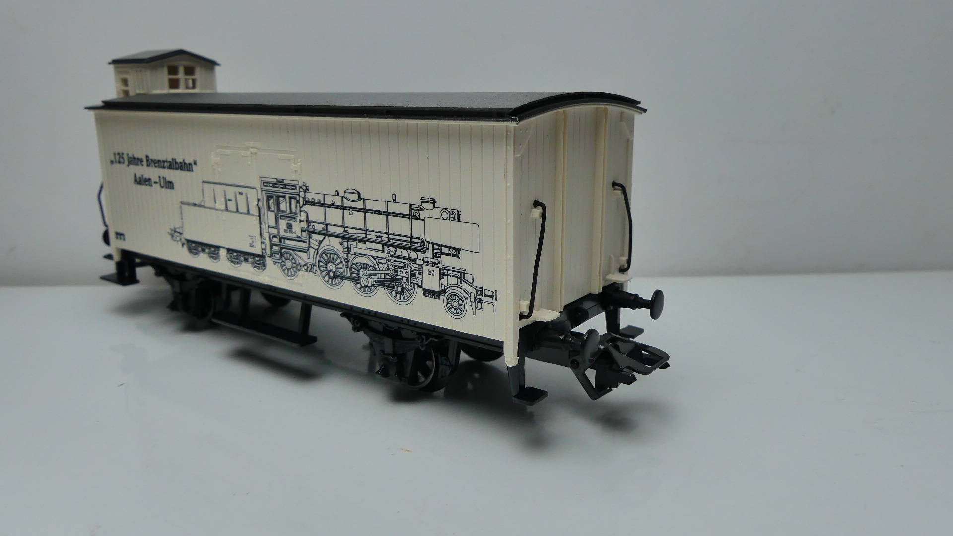 Märklin H0 Goederenwagon Märklin 125 Jahre Brenztalbahn Aalen - Ulm ovp 94094