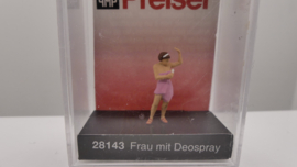 Preiser H0 vrouw met Deo spray ovp 28143