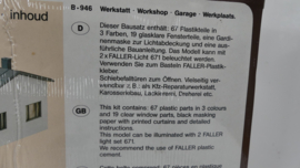 Faller  H0 1:87 garage met werkplaats ovp B-946