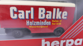 Herpa 1:87 H0 Mercedes Carl Balke Holzminden ovp 143929