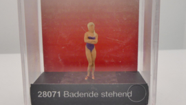 Preiser 1:87 H0 figuur: badgast vrouw staand ovp 28071