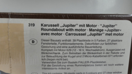 Bouwdoos H0: Faller kermis Carroussel Jupiter met motor OVP 319