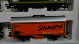 Märklin H0 koelwagons Set der Schweppes Zug ovp 84400 (2) Wisselstroom