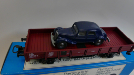 Märklin H0 1:87  Niederbordwagen met Wiking Citroën ovp 4435