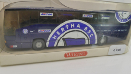 Wiking 1:87 H0 Mercedes O 404 RHD spelersbus Hertha BSC Berlin ovp 714 13 46