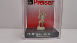 Preiser H0 standbeeld Sankt Christophorus ovp 29102