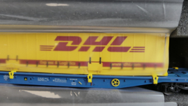 L.S.Models HO 2 delige Set Containerwagons Sgs DB-NACCO DHL ovp  36062
