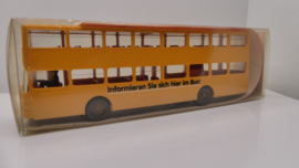 Wiking 1:87 H0 MAN BVG Bus Berlin: Leben und arbeiten in Berlin opdruk Sonderfahrt