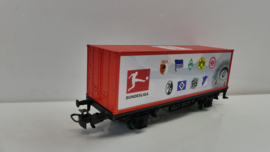 Marklin H0 goederenwagon containerwagon  Club Jaarwagen 2017 Start up Bundesliga  ovp 48617