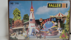 Bouwdoos H0: Faller kermis Carroussel Jupiter met motor OVP 319